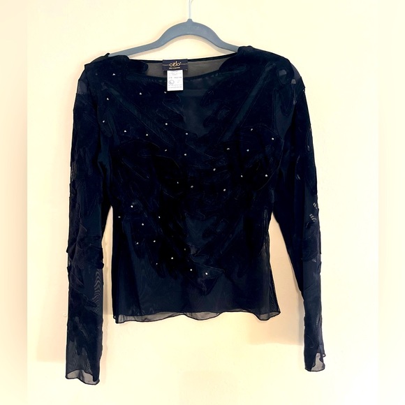 Celo Sheer top Size L - Picture 1 of 3
